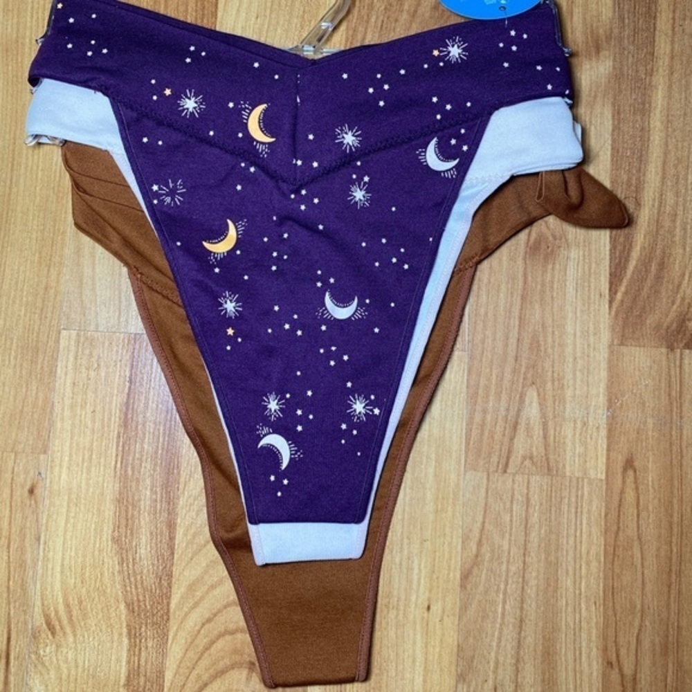 ARIZONA Body 3Pack thong seamless moon‎ print  size XXL